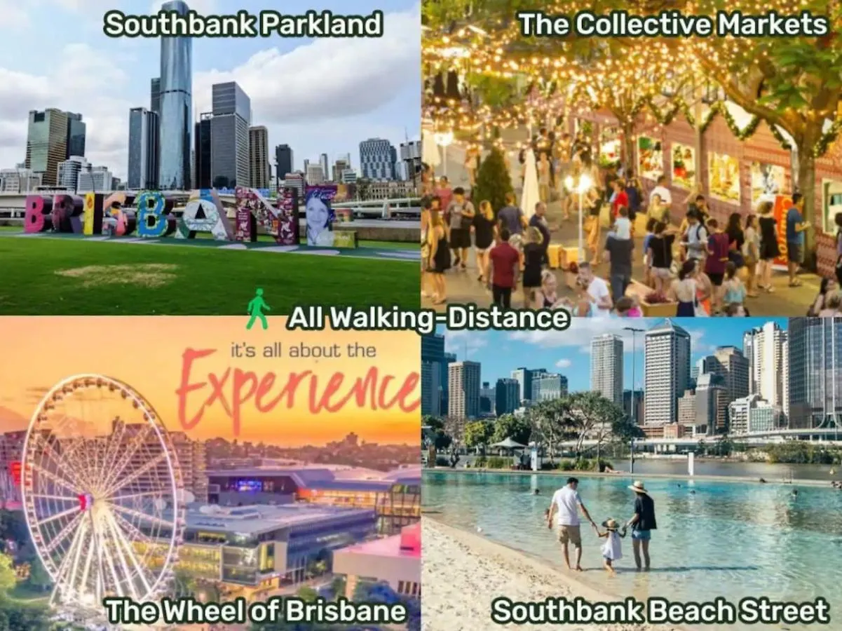 Apartment Cbd 3B2B Suite Near Everything With Parking And Balcony Brisbane