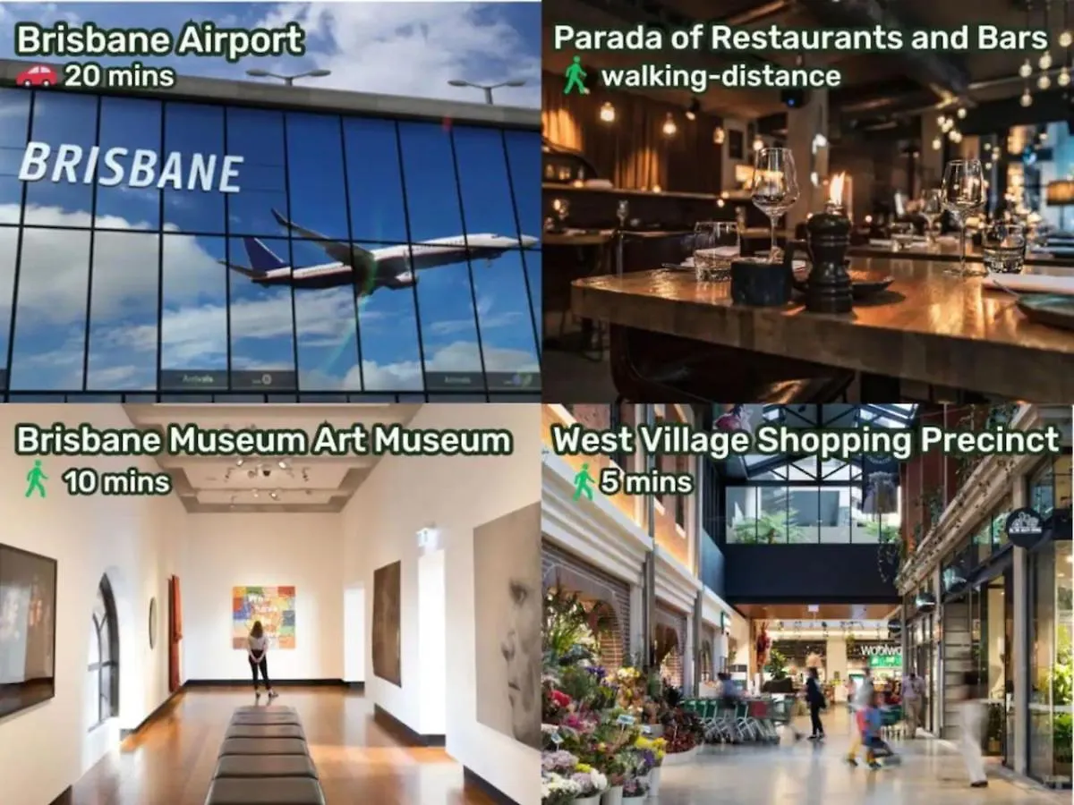 Cbd 3B2B Suite Near Everything With Parking And Balcony Brisbane Apartment